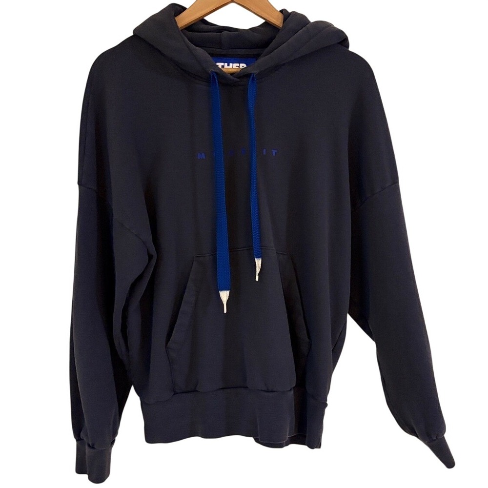 Mother Move It The Whip It Hoodie Faded Black Purple Graphic 8127-989 Size L